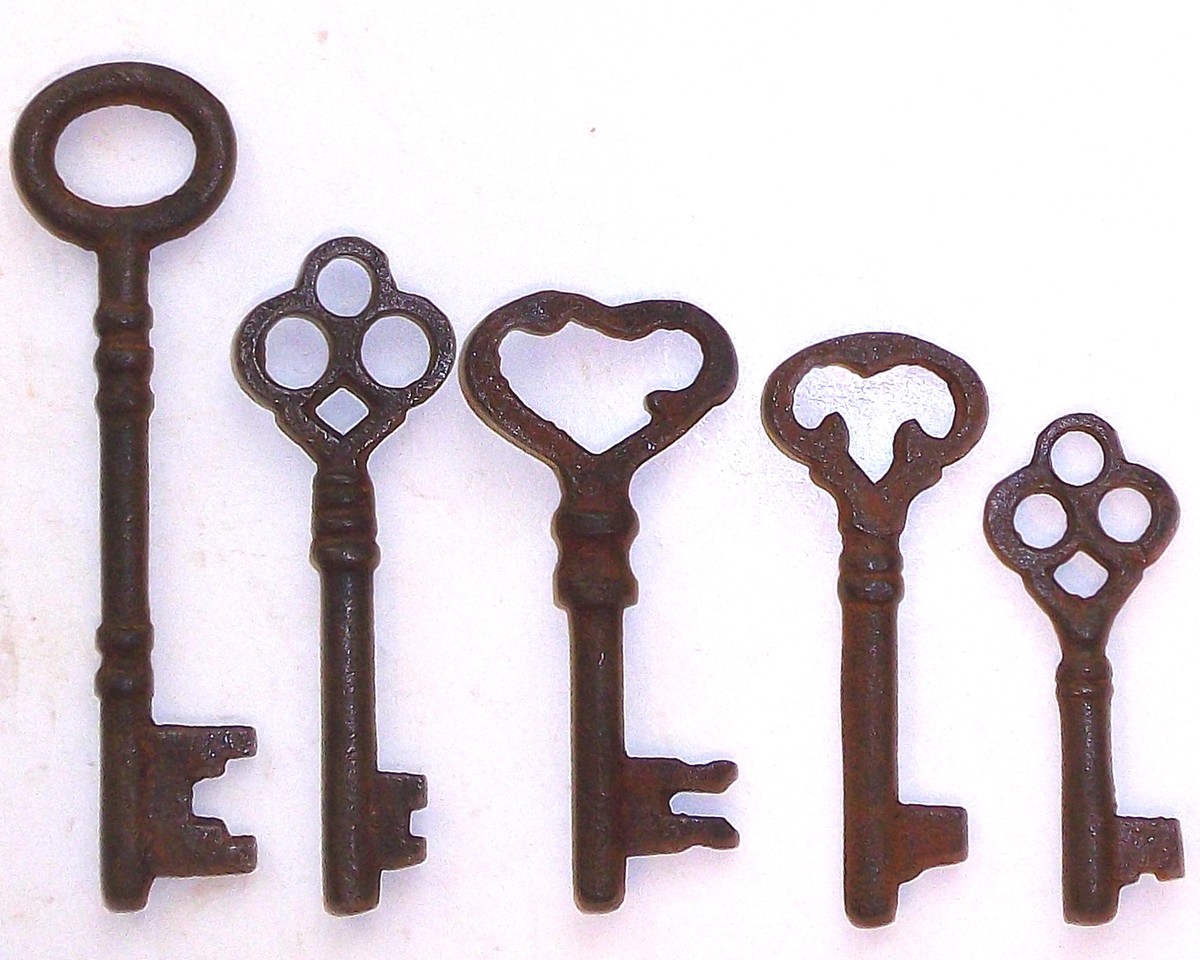 Antique Style Iron Skeleton Keys Lot of 200 Steampunk | eBay