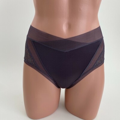 Victoria's Secret Body by Victoria Mid-Rise Cheeky Panties  Plum  Size XS NWT