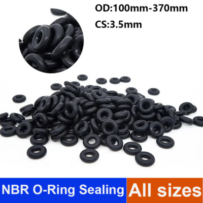 Wire Diameter 3.5mm Oil Resistant NBR Nitrile Butadiene Rubber O-Ring Sealing