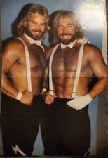 AWA AMERICAN WRESTLING ASSOCIATION MAG CENTERFOLD (1984) FABULOUS ONES STAN LANE