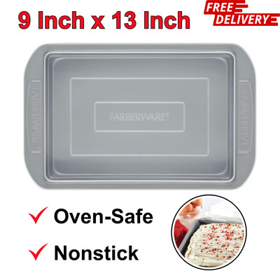 Nonstick Bakeware Baking Pan With Lid, Oven-Safe, Rectangle - 9 Inch x 13 Inch