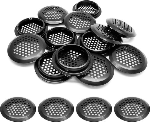 20 Pezzi Prese d'Aria da 2 Pollici (53mm), Ventilazione Circolare Intraffitto in Acciaio Inox, Rete Tonda - Foto 9 di 12