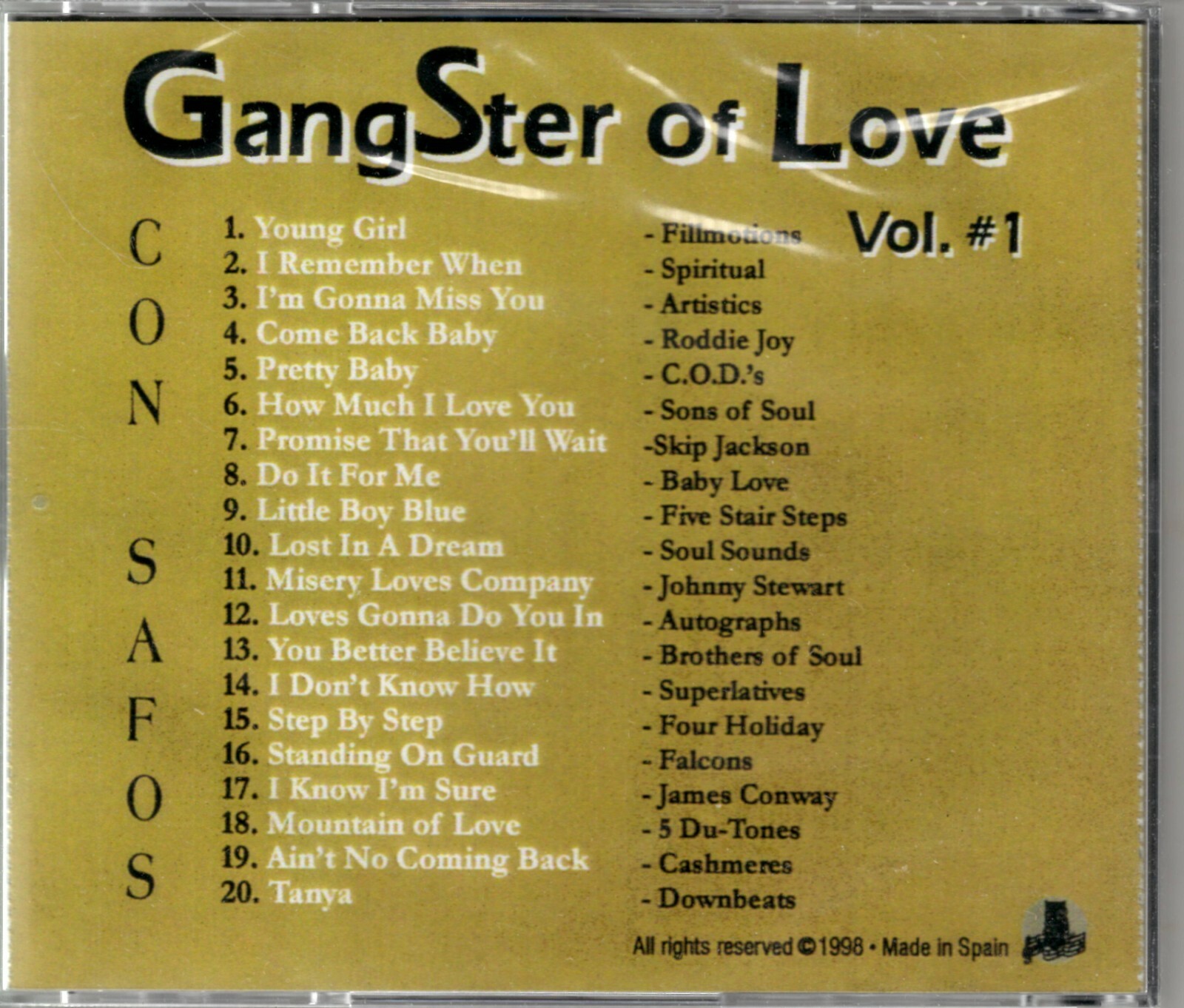 Gangster Of Love Souldies Vol 1 CD eBay