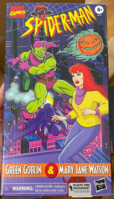 Marvel Legends 6'' Spider-Man Animated Green Goblin Vs Mary Jane Watson Exclusive