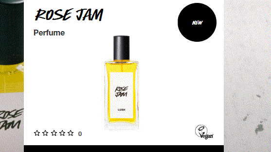 Lush Cosmetics Rose Jam Liquid Perfume Size 30 ml VERY ... Lush Cosmetics Rose Jam Liquid Perfume Size 30 ml VERY ...