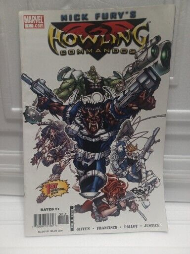 Nick Fury's Howling Commandos #1 1st Appearance Warwolf Marvel Comics 2005 FN
