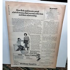 1978 Bob Jennie Records Warehouse Sound Co Original Print Ad vintage