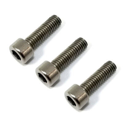 3x Wheel Center Hub Cap Screw Nickel M6X20 for Helo HE886