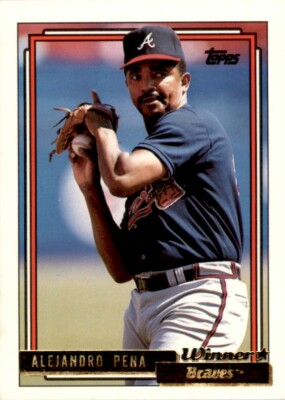 1992 Topps Gold Winners Alejandro Pena #337