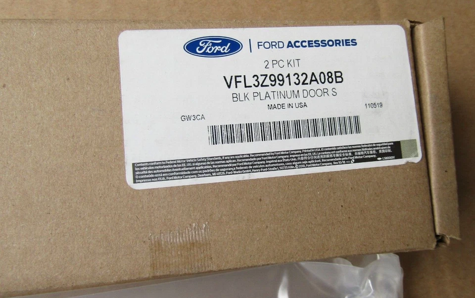 2015-2020 Ford F-150 Door Sill Plates Black Platinum for Reg & Super Cab - Image 3 of 3