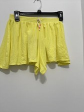 ZARA Girls Casual Collection Skort Yellow Cotton Blend Size13/14 NWT