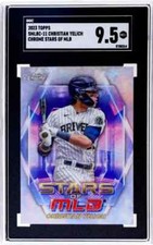 2023 Topps Chrome Christian Yelich Stars Of The MLB #SMLBC-11 SGC 9.5 MT+ Pop 1