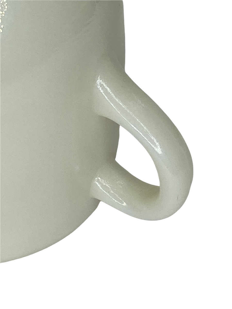 VTG Cup 8oz Milky White by Corning T.M. REG. Made In U.S.A. WWII