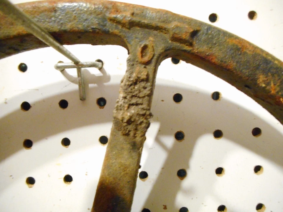 12 INCH 4 SPOKE VALVE HANDLE 1 13/16 HEX CENTER HOLE CRANE OPEN ARROW - Image 2 of 4