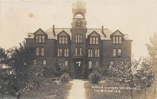 H84/ Mitchell South Dakota Postcard RPPC c1910 Wesleyen University 147