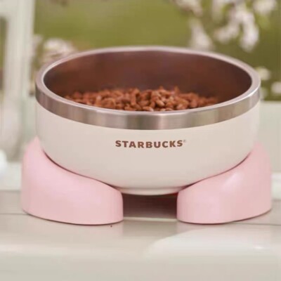 New 2024 China Starbucks Spring Sakura Pink Tilted Base SS Pet