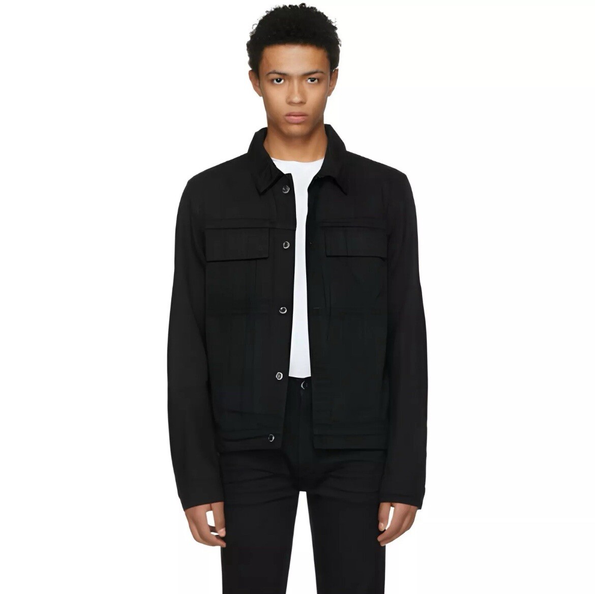Rare Helmut Lang 87 Jacket in Pure Black - Size XS, Brand New image 10