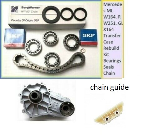Kit de reconstrucción de estuche de transferencia Mercedes Benz cojinetes sellos cadena SIN FUERA DE CARRETERA - Imagen 2 de 3