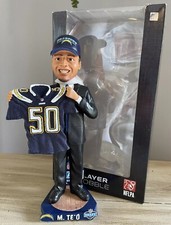 MANTI TE’O San Diego Chargers / Notre Dame Football NFL Draft Day Bobblehead NIB