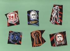 Star Wars Lot of 42 Different Vinyl Embossed Stickers