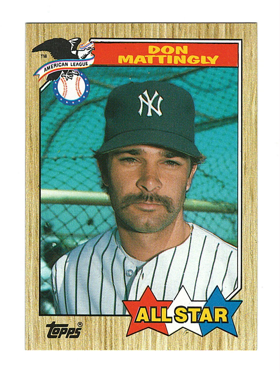 Don Mattingly 1987 Topps All Star #606 Baseball Card | eBay