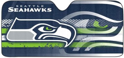 Fanmats Team Promark NFL Seattle Seahawks Car Truck Folding Sunshade 