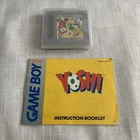 Yoshi Nintendo Original GameBoy Game With Instructional Manual Cover Tested