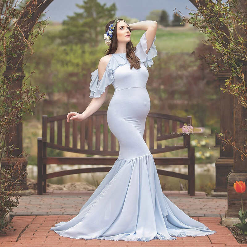 Pregnant Women Dress Lace Maternity Long Tail Gown Skirt For Photography Shoot | eBay Pregnant Women Dress Lace Maternity Long Tail Gown Skirt For Photography Shoot | eBay