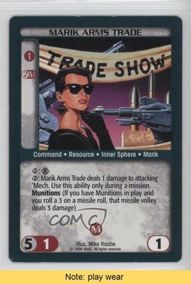 1996-98 Battletech CCG Marik Arms Trade READ 2s8