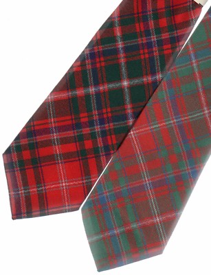 Tartan Tie Clan MacDougall Scottish Wool Plaid 
