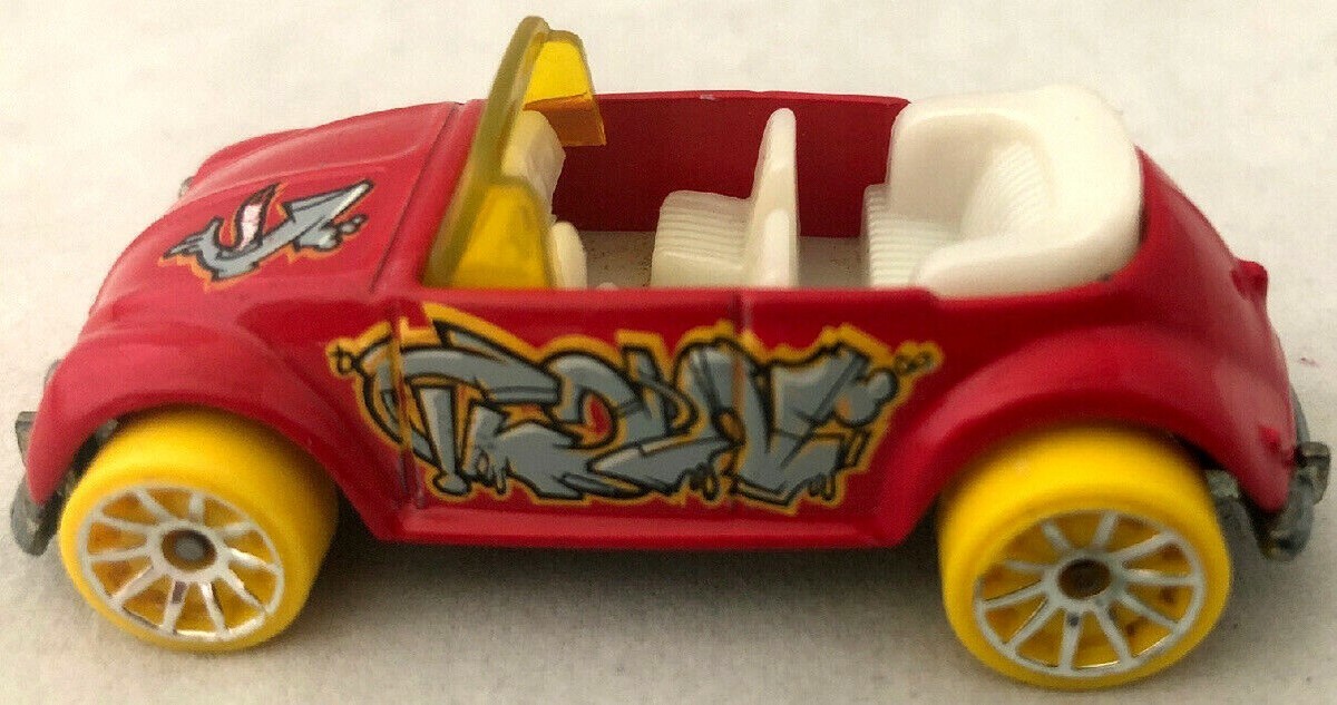 Hot Wheels 1988 Die Cast Car Volkswagen Beetle Bug Red