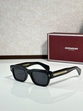 Jacques Marie Mage JEFF Sunglasses Black/Gray 51-22-149mm With Case New