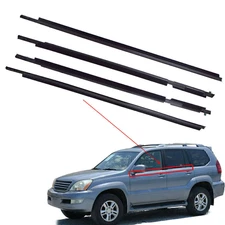 For 2003- 2008 2009 Lexus GX470 Car Weatherstrip Window Moulding Trim Seal Belt