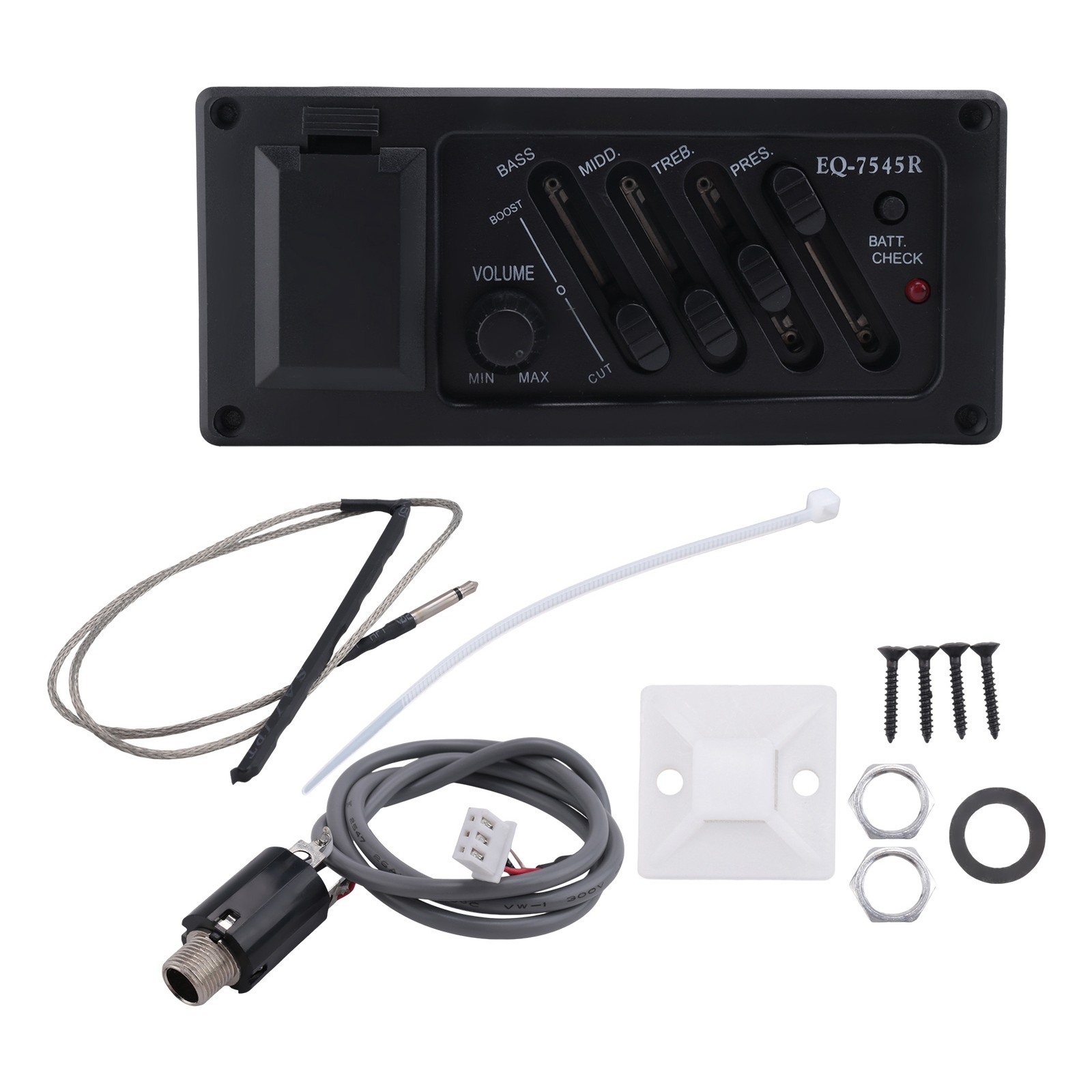 Gitarrenvorverstärker Verstärker Equalizer EQ 4-Band EQ Preamp Acoustic Piezo 7545r M2N1