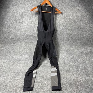 Rapha Cargo Winter Cycling Bib Leggings Mens M Black Reflective Padded Italy