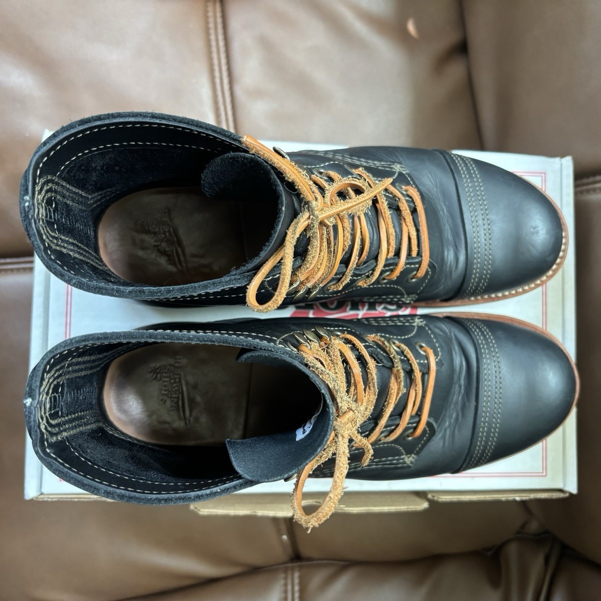 Red Wing Heritage Riders Room Iron Ranger 4331 Green Sole Size 8.5 