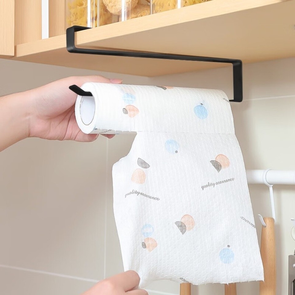 Cooking Checklist Simple For Kitchen Paper Towel Holder 2pcs Iron Material 27x12cm Easy ...