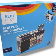 ALDI Play Food Market Set 385 Pieces Toy Register Mini Foods play kitchen doll