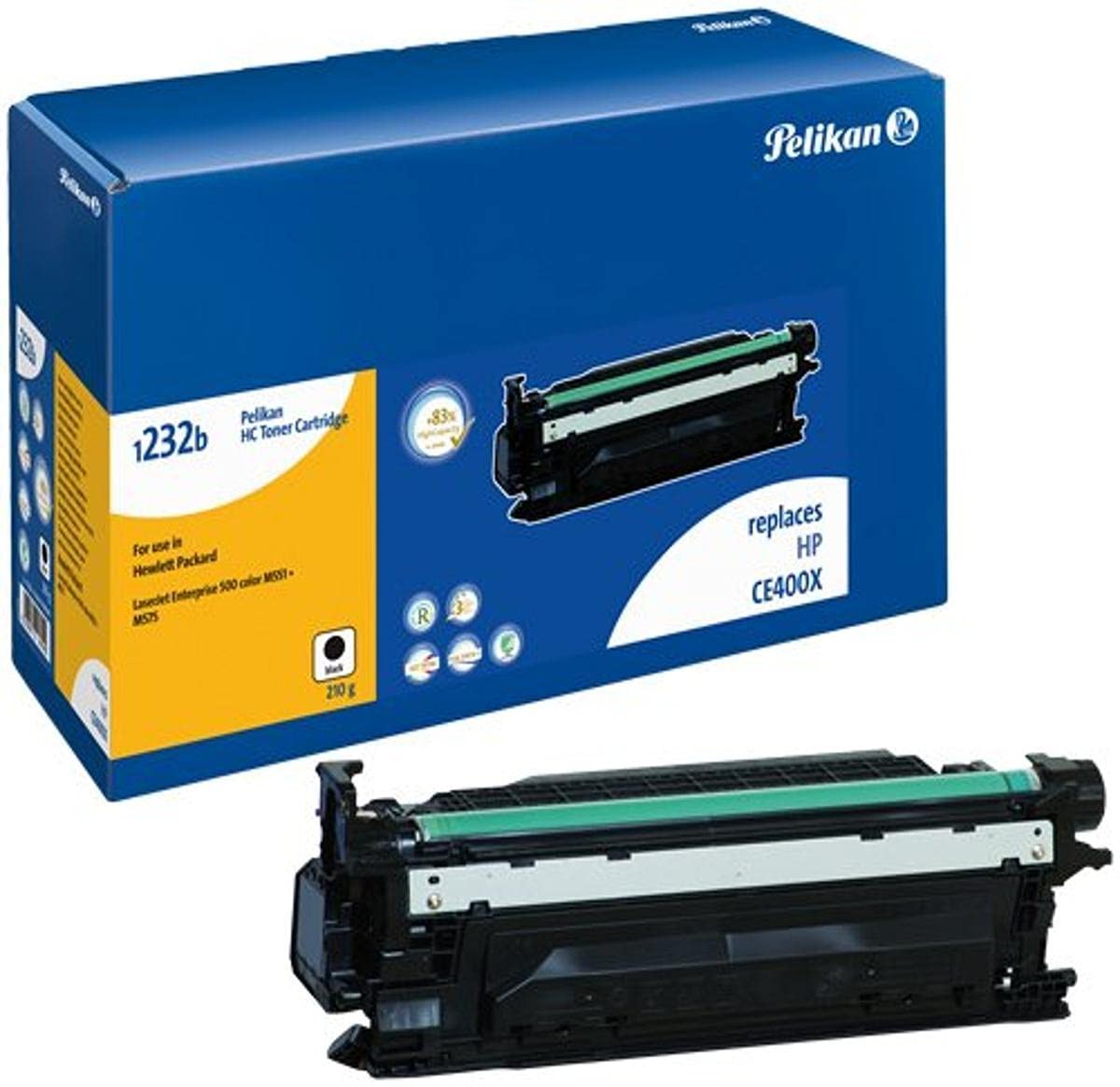 Тонер Pelikan для HP CE400X для передачи Друкеру HP LJ Enterprise 500 Color 26590₽