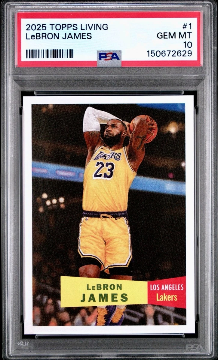 Topps LeBron James 10 Graded Basketball Sports Trading Cards