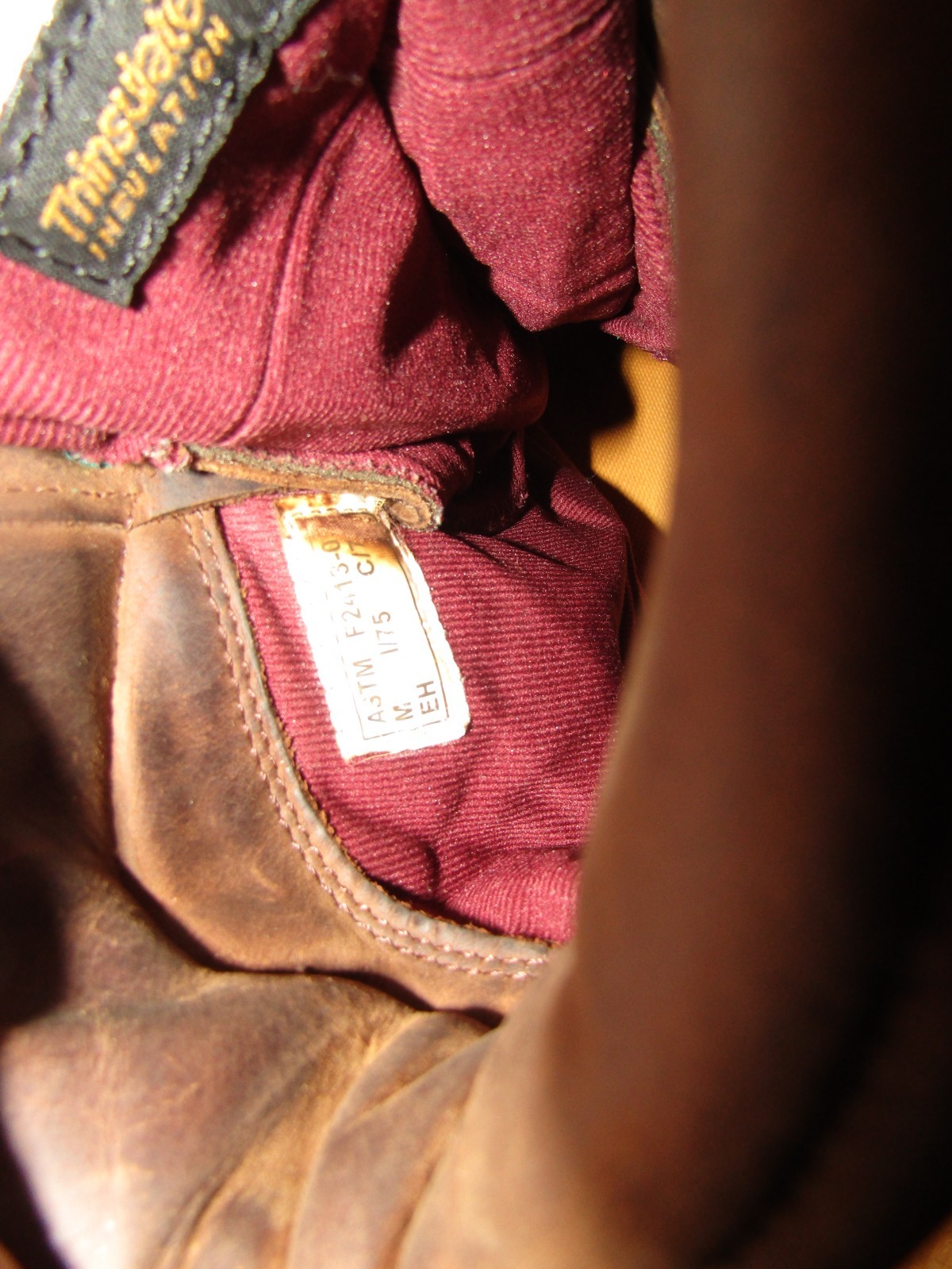 Chippewa Boots Leather Brown Chip-A-Tex Waterproof Insulated Steel Toe Size 13 E