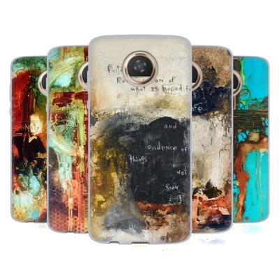 OFFICIAL MICHEL KECK RELIGIOUS ABSTRACT SOFT GEL CASE FOR MOTOROLA PHONES