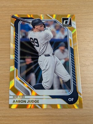 Aaron Judge 2026 Donruss Orange Laser #231/299 Yankees No. 99