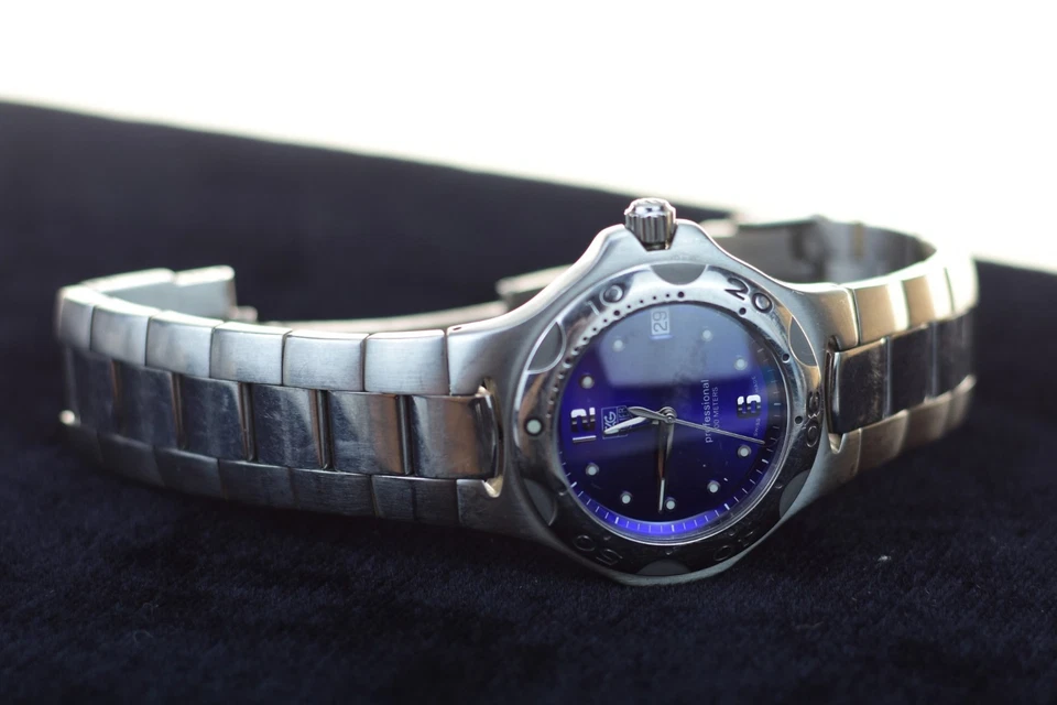 Reloj profesional Tag Heuer serie Kirium para hombre azul plateado Foto 2 de 4