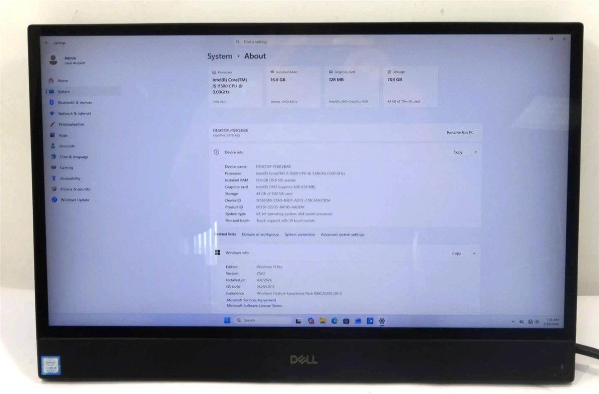 Dell OptiPlex 5270 AIO 21.5