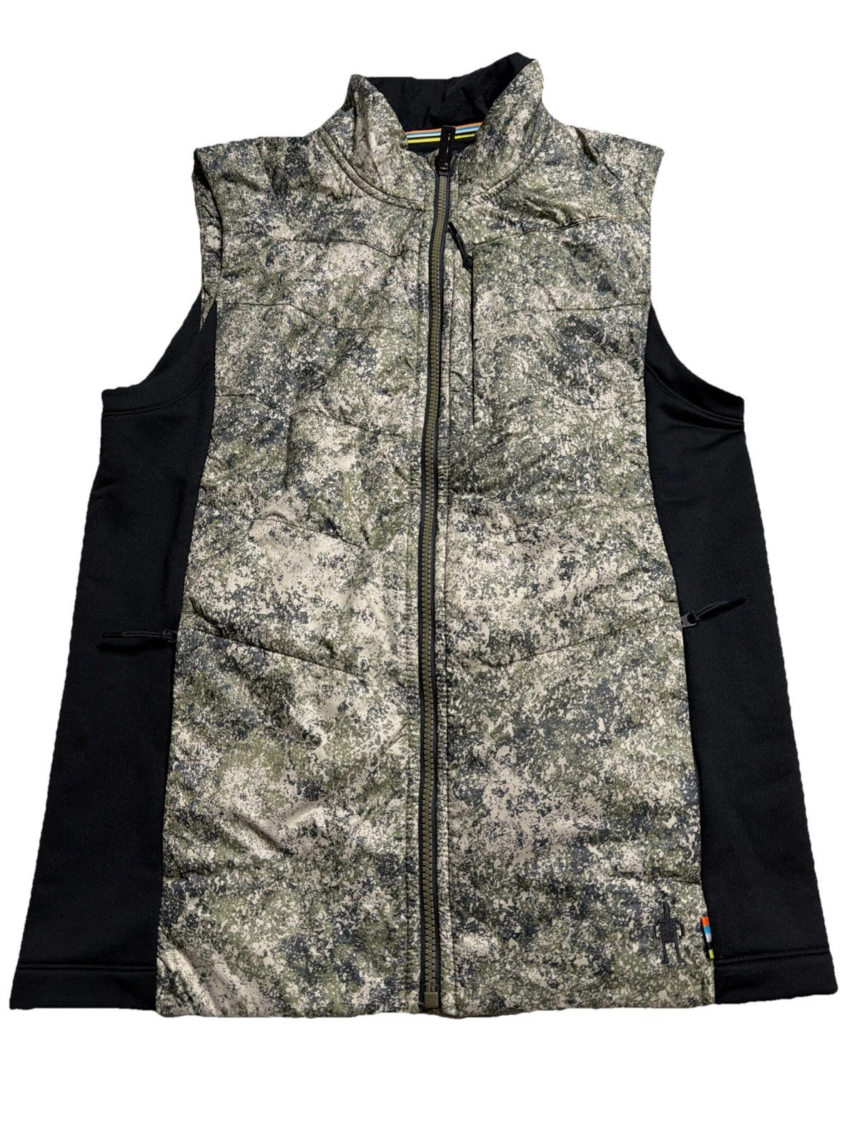 Smartwool Mens Slim Medium Smartloft Vest Black Green Camo Full Zip
Opens in a new window or tab