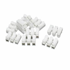 CH-3 250V 10A 3 Position Clamp Terminal Blocks Quick Connectors 10pcs✦KD *bn