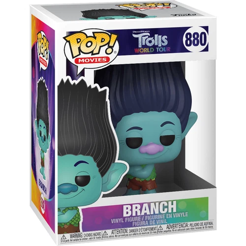 Funko POP! Trolls World Tour BRANCH #880 DreamWorks Movies NEW +Protector NM