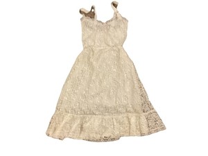 Vintage Girls Full Lace Slip Size 10