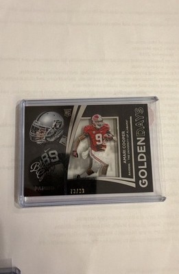 2015 Panini Black Gold - Golden Days Amari Cooper #GDA-4 White Gold /99 (RC)